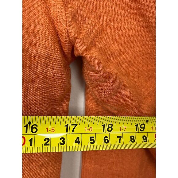 Todd Snyder Orange Casual Button Down Shirt - Picture 6 of 7